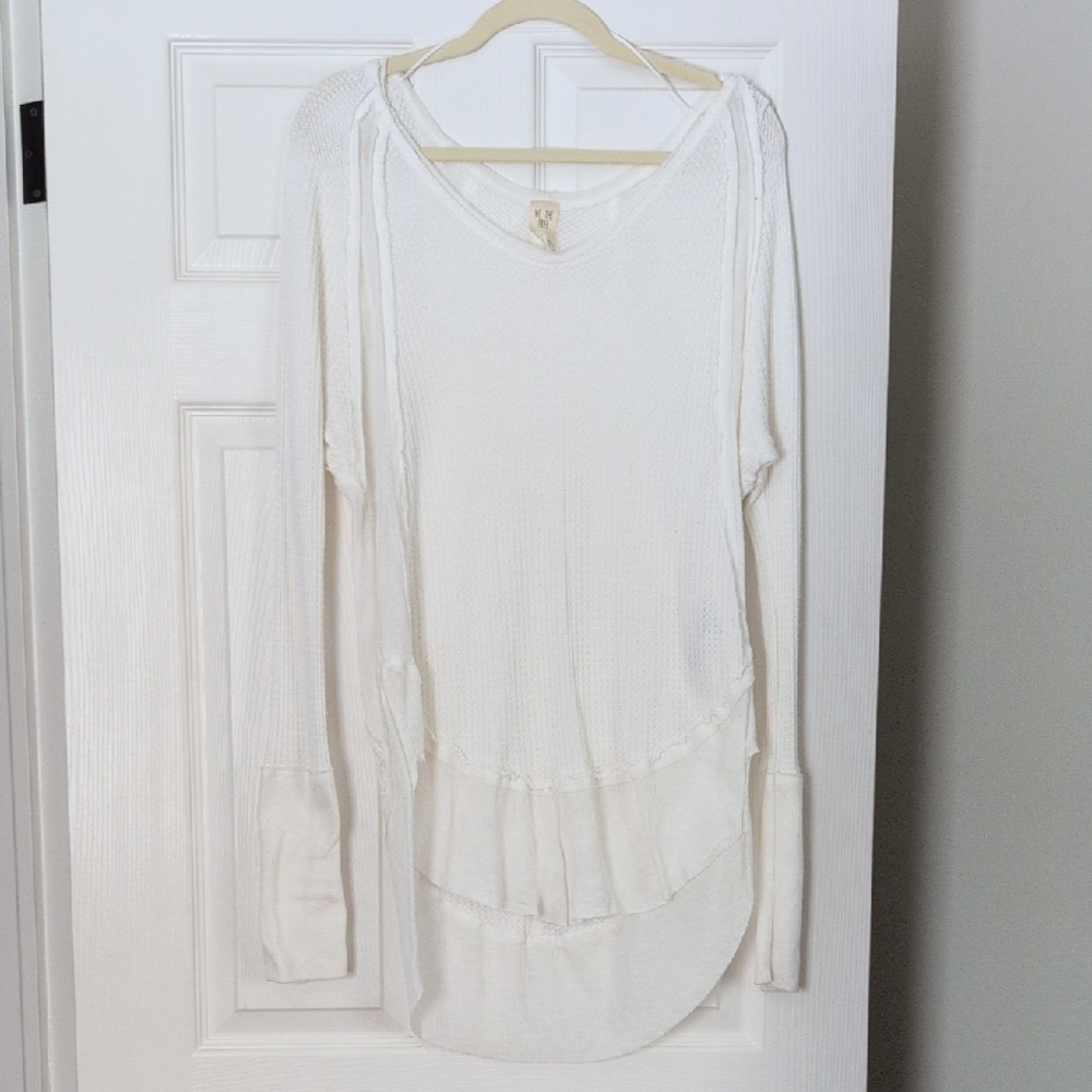 We The Free Cream Long Sleeve Top